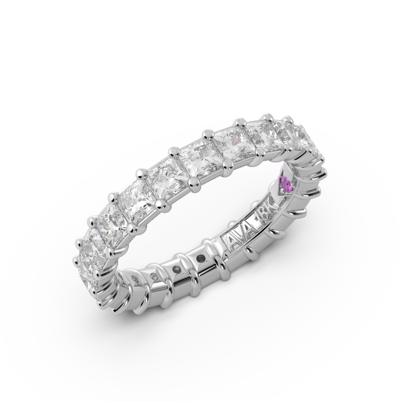 Princess Signature Cup Eternity Ring