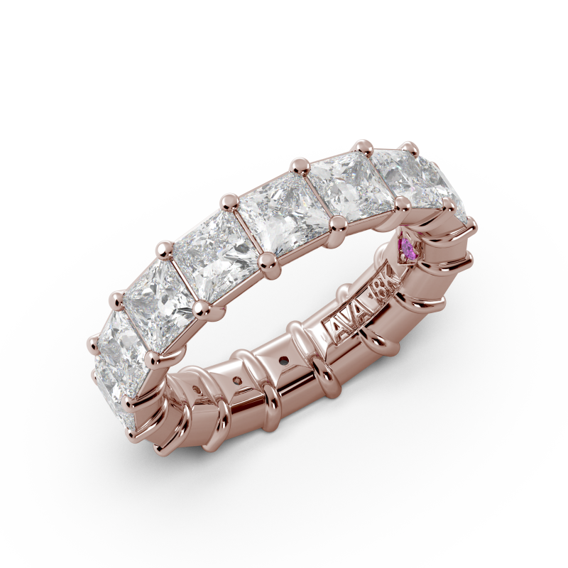 Princess Signature Cup Eternity Ring