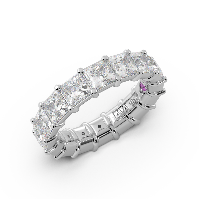 Princess Signature Cup Eternity Ring