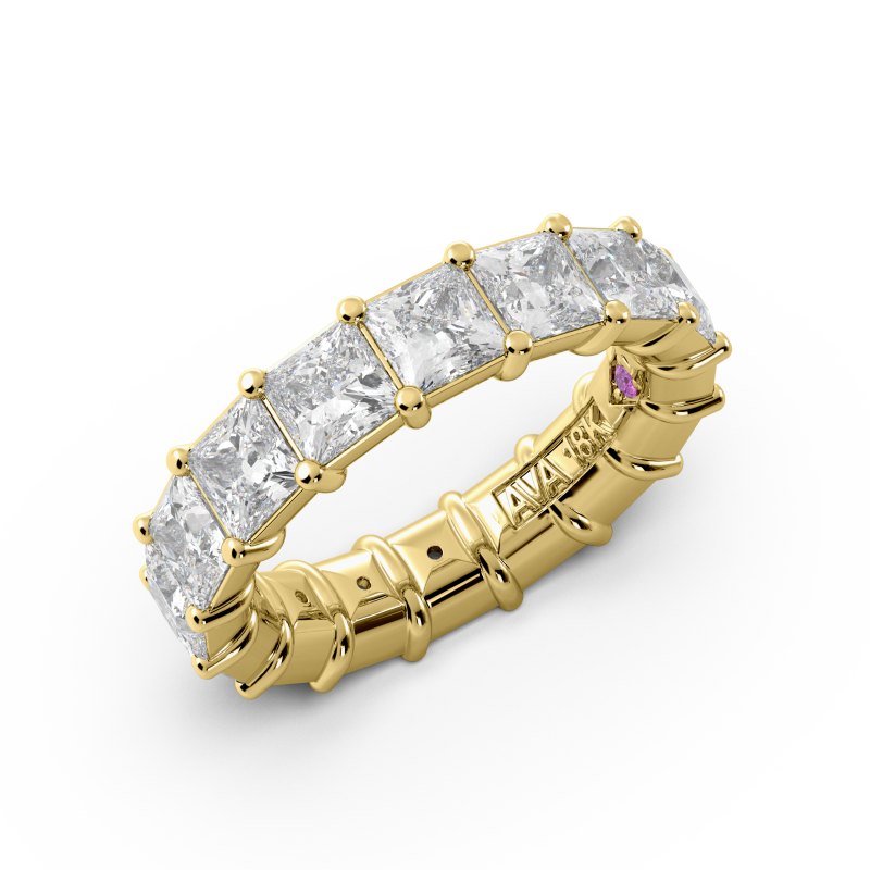 Princess Signature Cup Eternity Ring