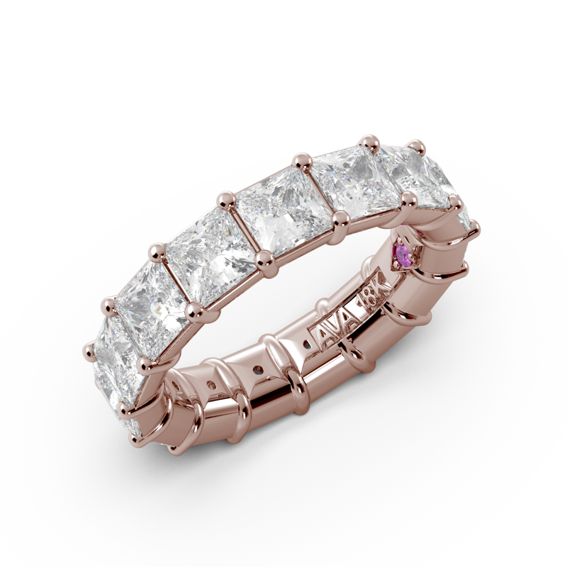 Princess Signature Cup Eternity Ring