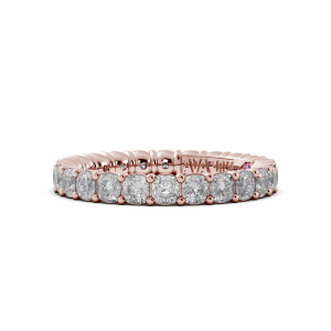 Cushion Signature Cup Eternity Ring