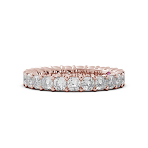 Cushion Signature Cup Eternity Ring