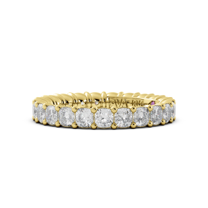 Cushion Signature Cup Eternity Ring