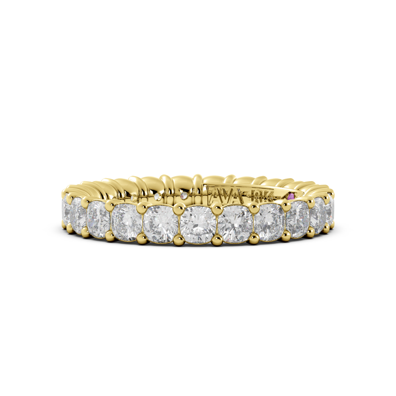 Cushion Signature Cup Eternity Ring