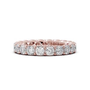 Cushion Signature Cup Eternity Ring