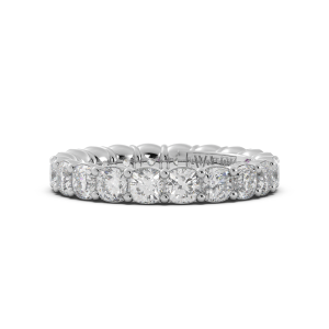 Cushion Signature Cup Eternity Ring