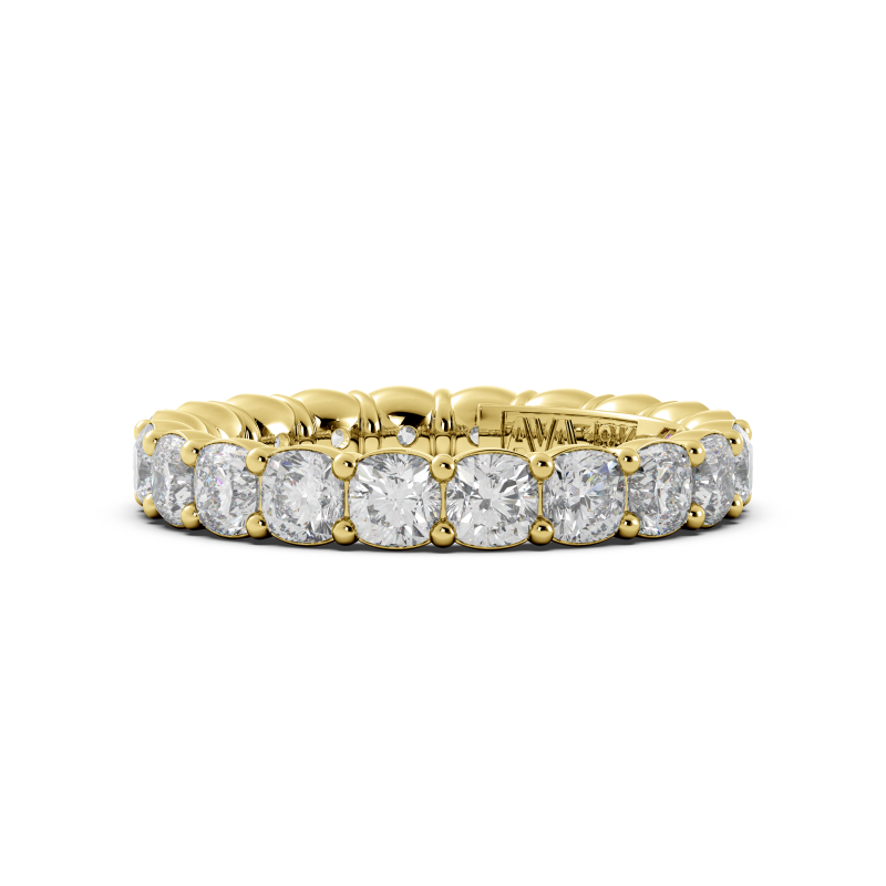 Cushion Signature Cup Eternity Ring