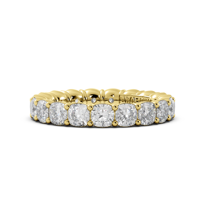 Cushion Signature Cup Eternity Ring