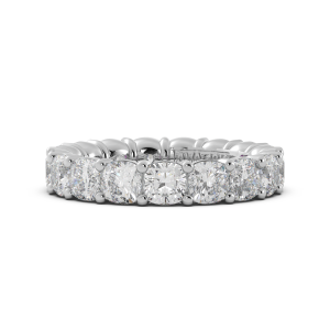 Cushion Signature Cup Eternity Ring