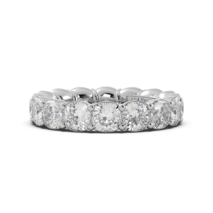 Cushion Signature Cup Eternity Ring