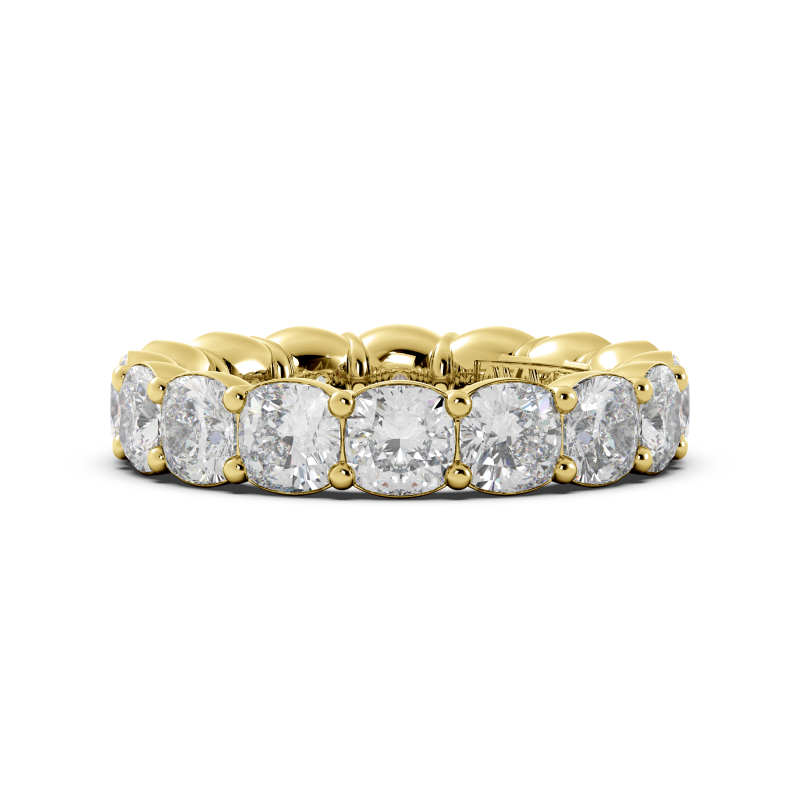 Cushion Signature Cup Eternity Ring