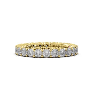 Cushion Signature Cup Eternity Ring