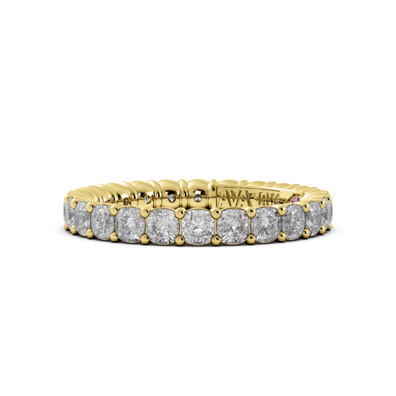 Cushion Signature Cup Eternity Ring