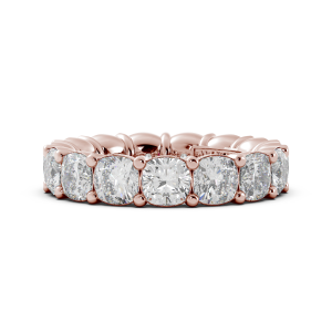 Cushion Signature Cup Eternity Ring