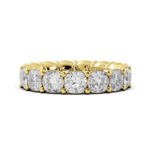 Cushion Signature Cup Eternity Ring