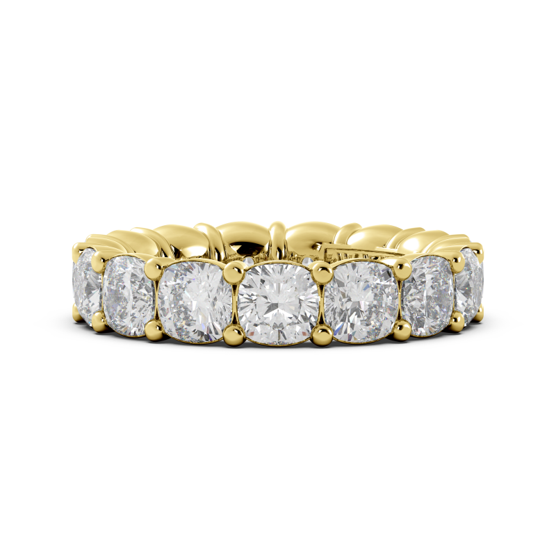 Cushion Signature Cup Eternity Ring