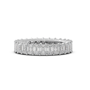 Emerald Signature Cup Eternity Ring