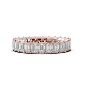 Emerald Signature Cup Eternity Ring