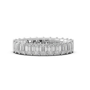 Emerald Signature Cup Eternity Ring
