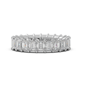 Emerald Signature Cup Eternity Ring