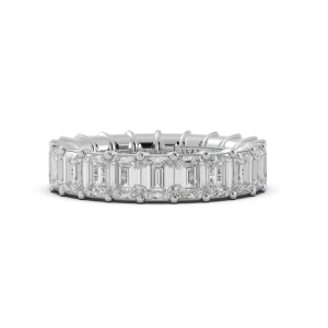 Emerald Signature Cup Eternity Ring