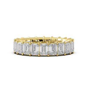 Emerald Signature Cup Eternity Ring