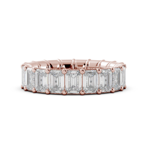Emerald Signature Cup Eternity Ring