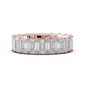 Emerald Signature Cup Eternity Ring