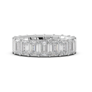 Emerald Signature Cup Eternity Ring