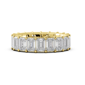 Emerald Signature Cup Eternity Ring