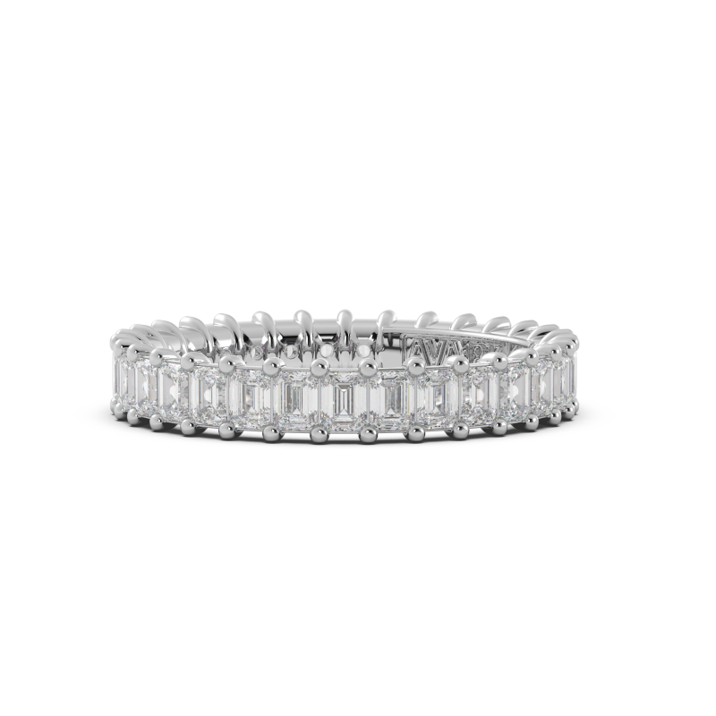 Emerald Signature Cup Eternity Ring