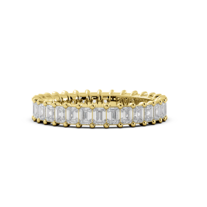 Emerald Signature Cup Eternity Ring