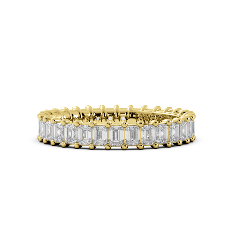 Emerald Signature Cup Eternity Ring