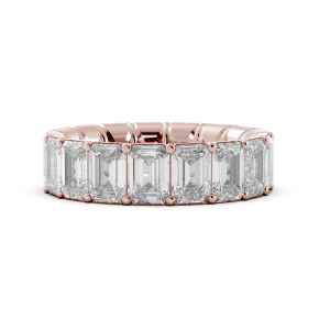 Emerald Signature Cup Eternity Ring