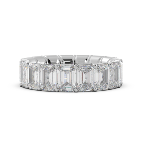 Emerald Signature Cup Eternity Ring