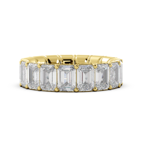 Emerald Signature Cup Eternity Ring