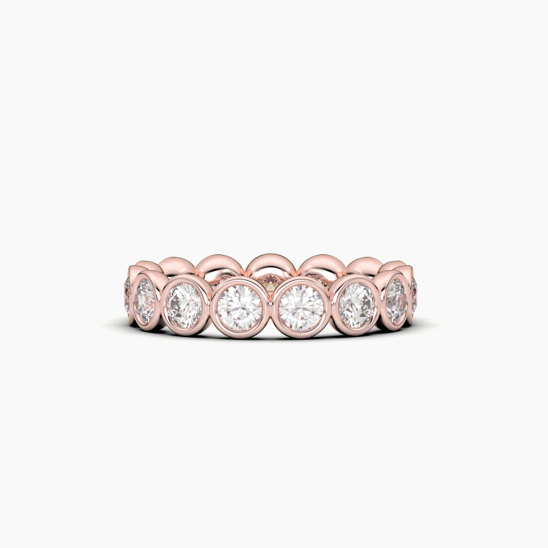 Round Bezel Eternity Ring