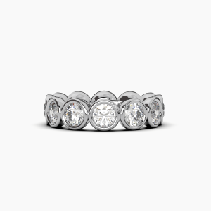 Round Bezel Eternity Ring
