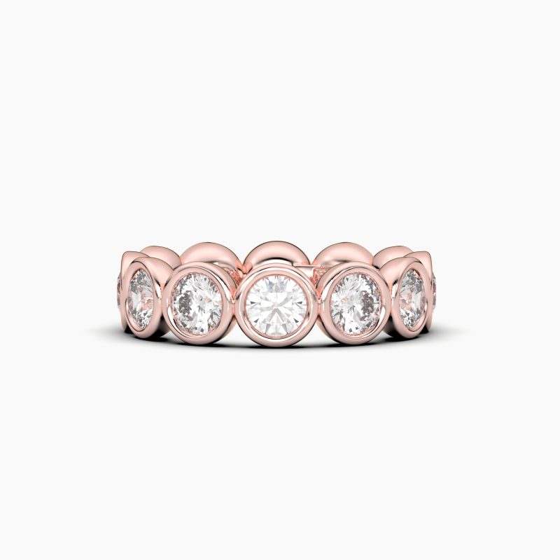 Round Bezel Eternity Ring