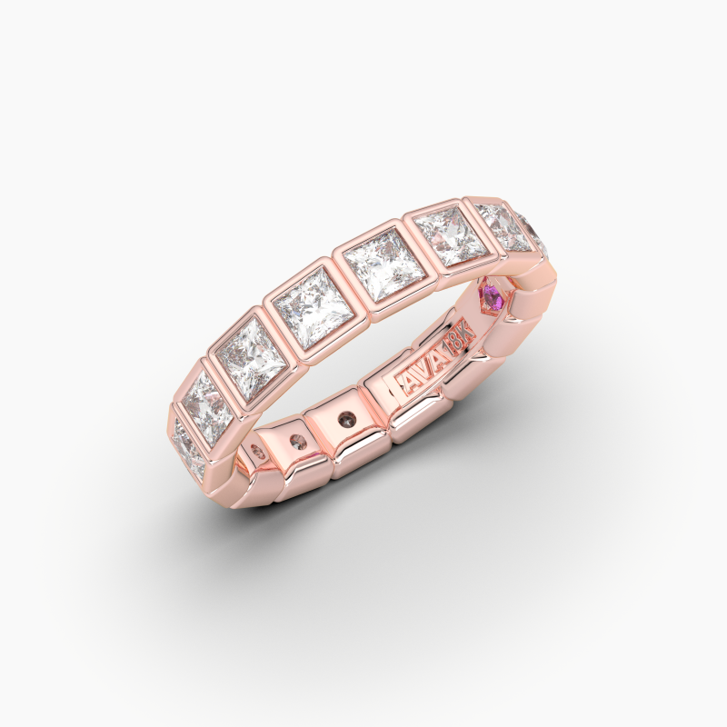 Princess Bezel Eternity Ring