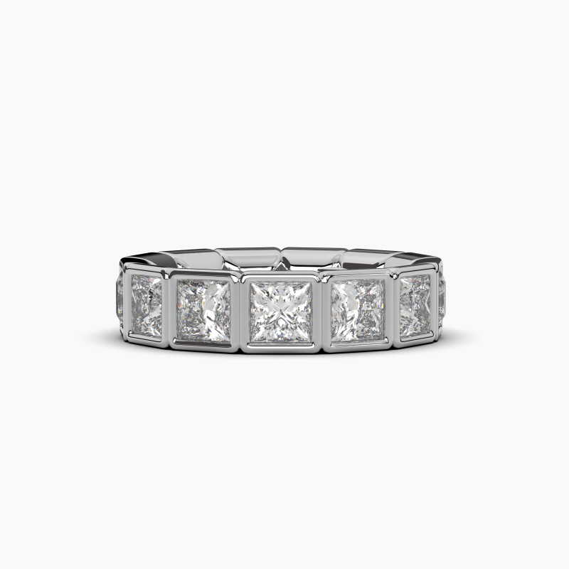 Princess Bezel Eternity Ring