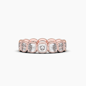 Cushion Bezel Eternity Ring