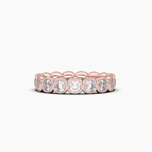 Cushion Bezel Eternity Ring