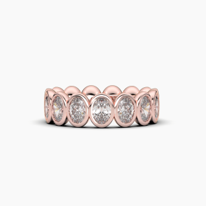 Oval Bezel Eternity Ring