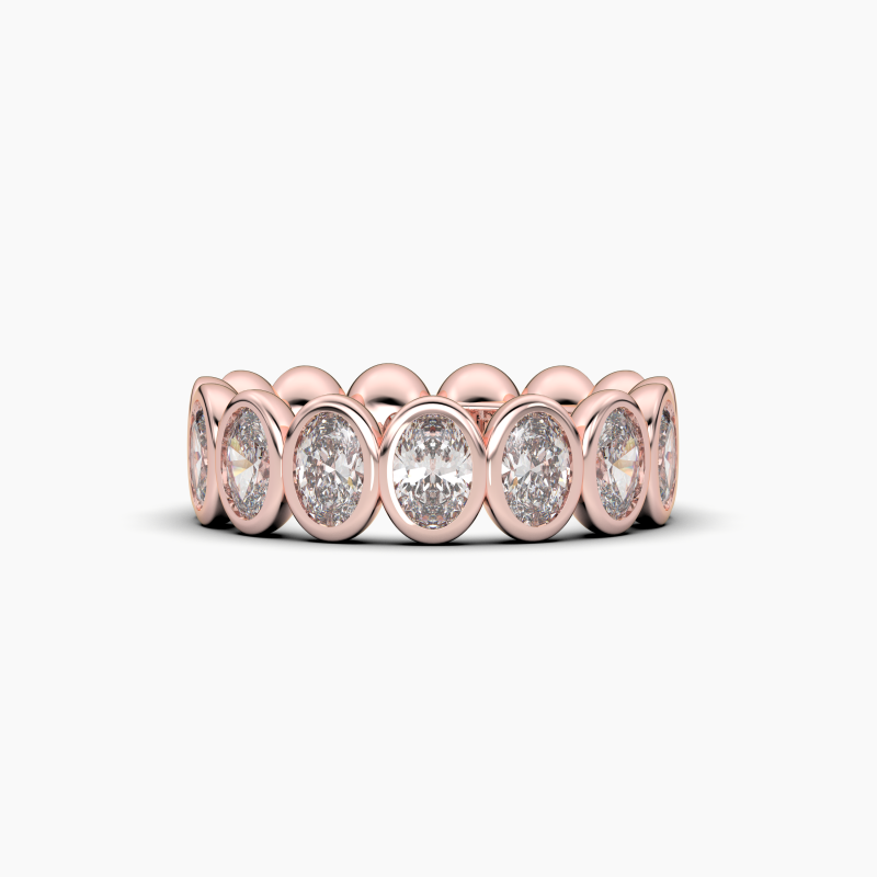 Oval Bezel Eternity Ring