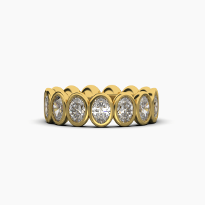 Oval Bezel Eternity Ring