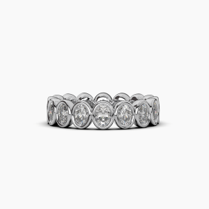 Oval Bezel Eternity Ring