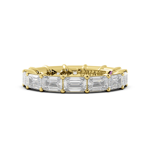Emerald Signature Cup East West Eternity Wedding Band