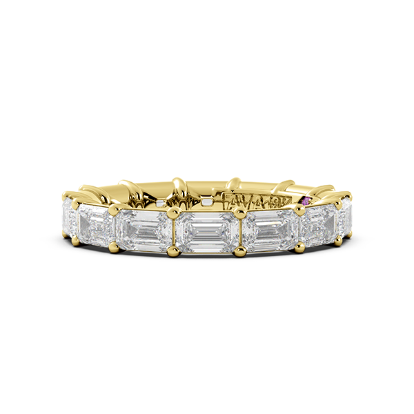 Emerald Signature Cup East West Eternity Wedding Band